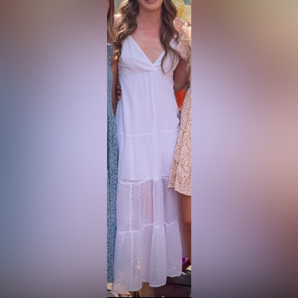 Abercrombie white maxi dress - Picture 3 of 3